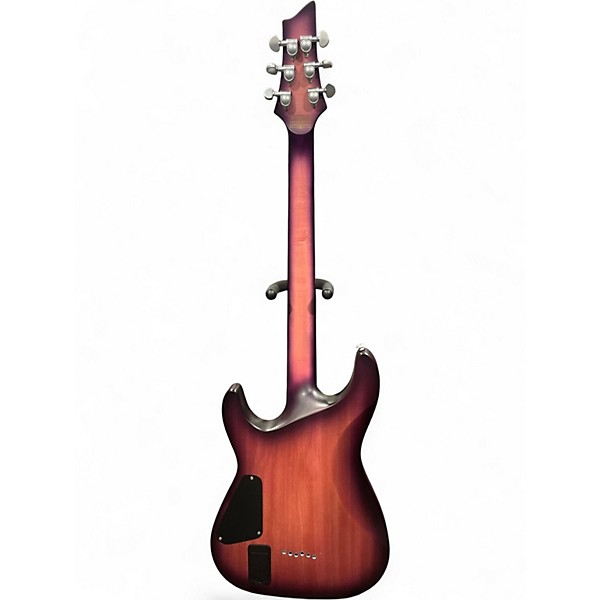 Used Schecter Guitar Research C1 Platinum satin purple burst Solid Body Electric Guitar