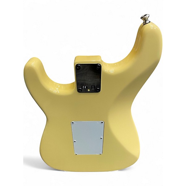 Used Fender Partscaster Stratocaster TV Yellow Solid Body Electric Guitar