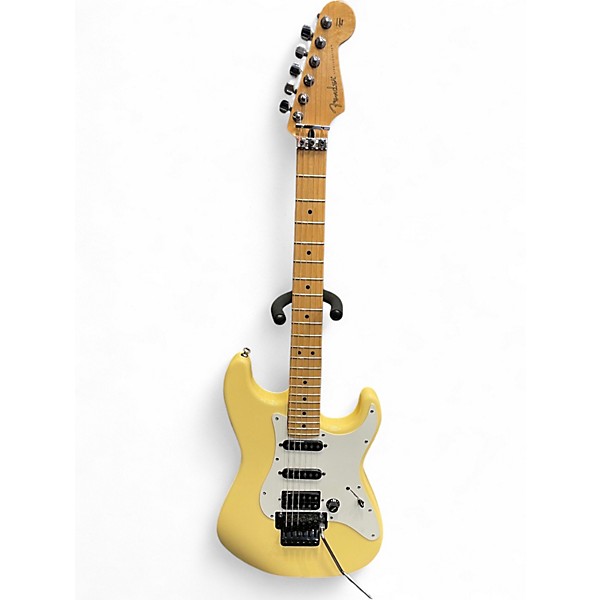 Used Fender Partscaster Stratocaster TV Yellow Solid Body Electric Guitar