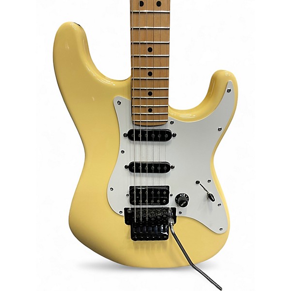 Used Fender Partscaster Stratocaster TV Yellow Solid Body Electric Guitar
