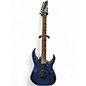 Used Ibanez RG421EX Blue Solid Body Electric Guitar thumbnail
