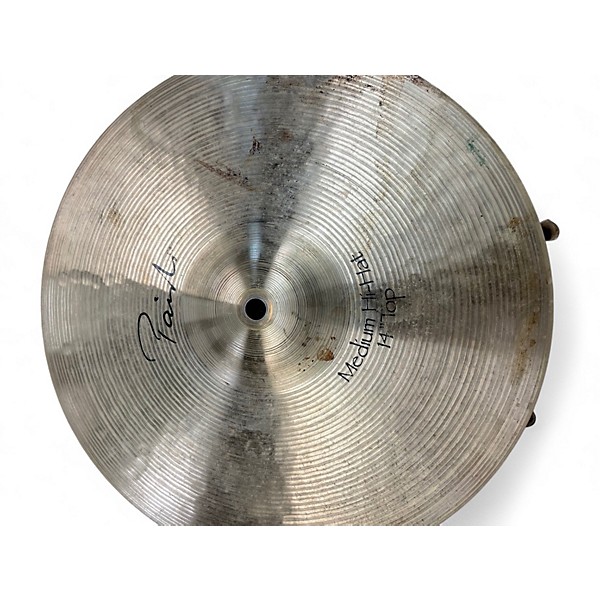 Used Paiste 14in Signature Medium Hi Hat Pair Cymbal