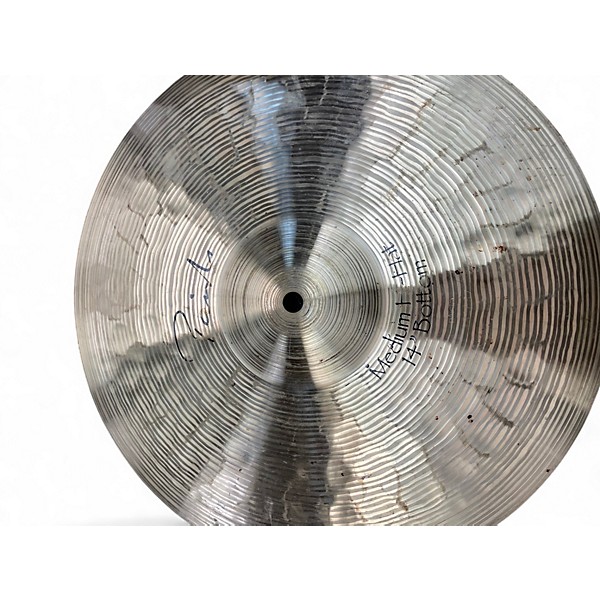 Used Paiste 14in Signature Medium Hi Hat Pair Cymbal