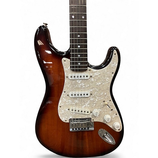 Used Fender Koa Top Stratocaster Sunburst Solid Body Electric Guitar