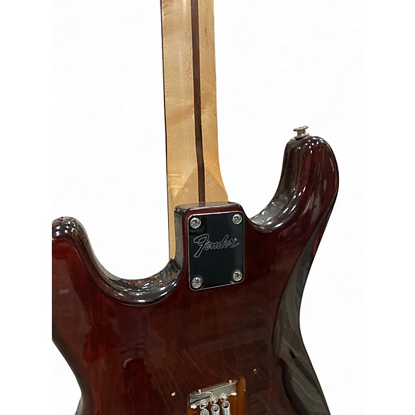 Used Fender Koa Top Stratocaster Sunburst Solid Body Electric Guitar