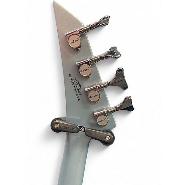 Used Jackson X Series Concert CBXNT DX IV Ice Blue Metallic Electric Bass Guitar