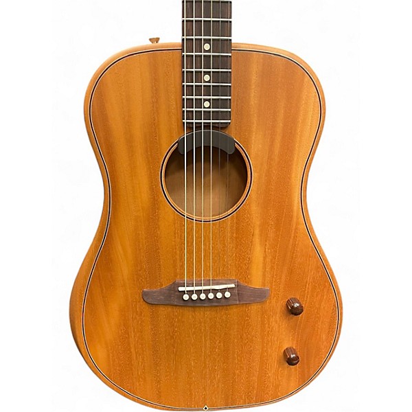 Used Fender highway series Dread Natural Acoustic Electric Guitar