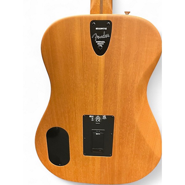 Used Fender highway series Dread Natural Acoustic Electric Guitar