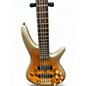 Used Ibanez SR405 5 String ORANGE FADE Electric Bass Guitar