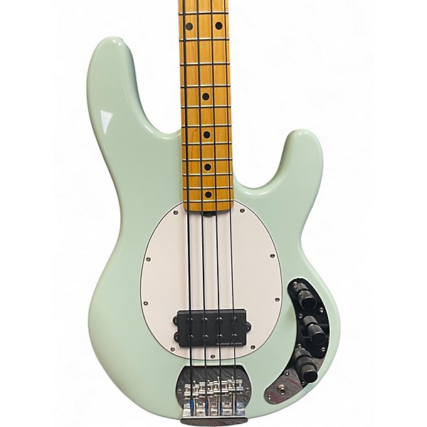 Used Sterling by Music Man S.U.B. Stingray Ray4 Mint Green Electric Bass Guitar