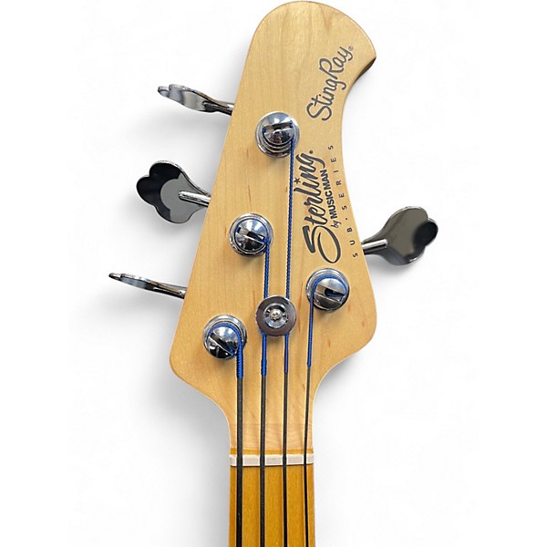 Used Sterling by Music Man S.U.B. Stingray Ray4 Mint Green Electric Bass Guitar