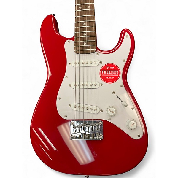 Used Squier Mini Affinity Stratocaster Red Electric Guitar