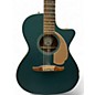 Used Fender Newporter Player Ocean Turquoise Acoustic Electric Guitar
