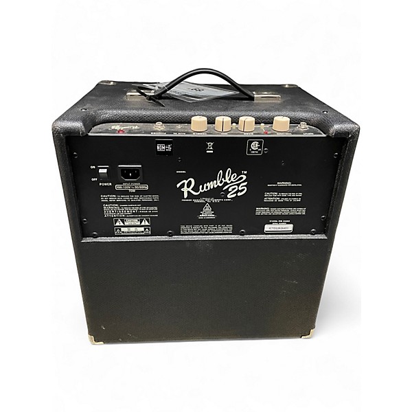 Used Fender Rumble 25 25W 1x10 Bass Combo Amp
