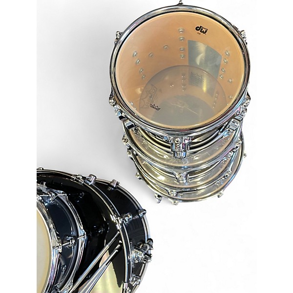 Used DW 6 Piece Performance Series Gunmetal Gray Drum Kit