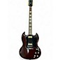 Used Gibson SG Standard Flat Red Solid Body Electric Guitar thumbnail