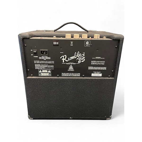 Used Fender Rumble 25 25W 1x8 Bass Combo Amp