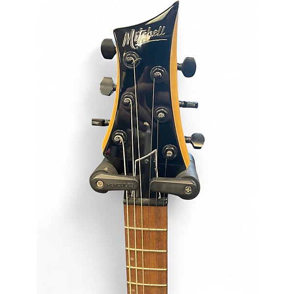 Used Mitchell MM100 Black Solid Body Electric Guitar