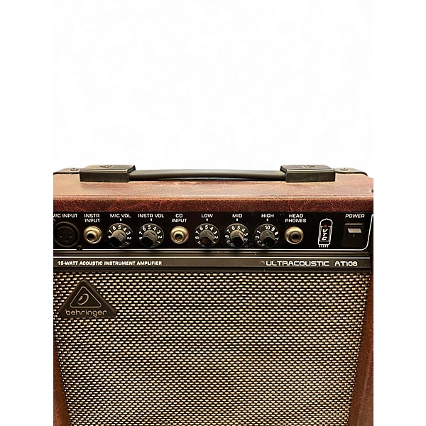 Used Behringer AT108 1X8 15W Ultracoustic Acoustic Guitar Combo