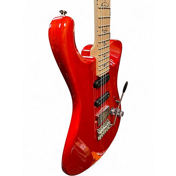 Used PRS FIORE Trans Red Solid Body Electric Guitar