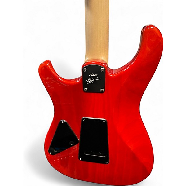 Used PRS FIORE Trans Red Solid Body Electric Guitar