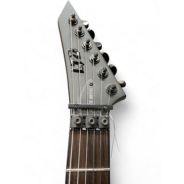 Used ESP LTD Arrow Black Metal Black Solid Body Electric Guitar