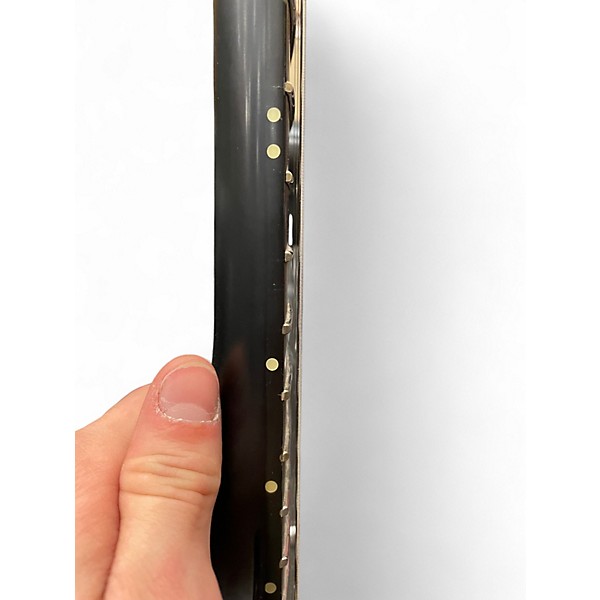 Used ESP LTD Arrow Black Metal Black Solid Body Electric Guitar