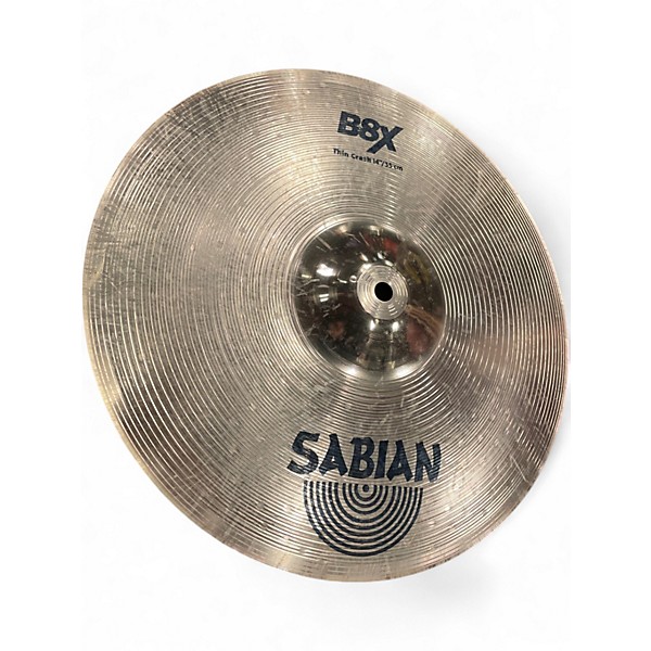 Used SABIAN 14in B8X Thin Crash Cymbal