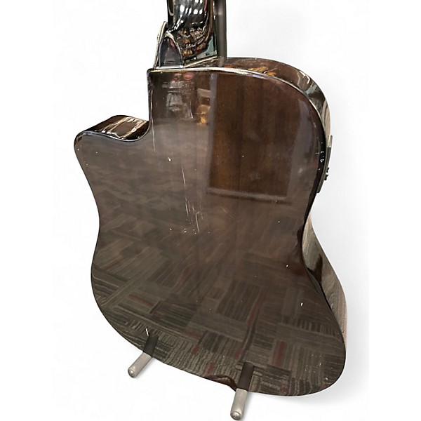 Used Donner EC1760 Trans Black Acoustic Electric Guitar