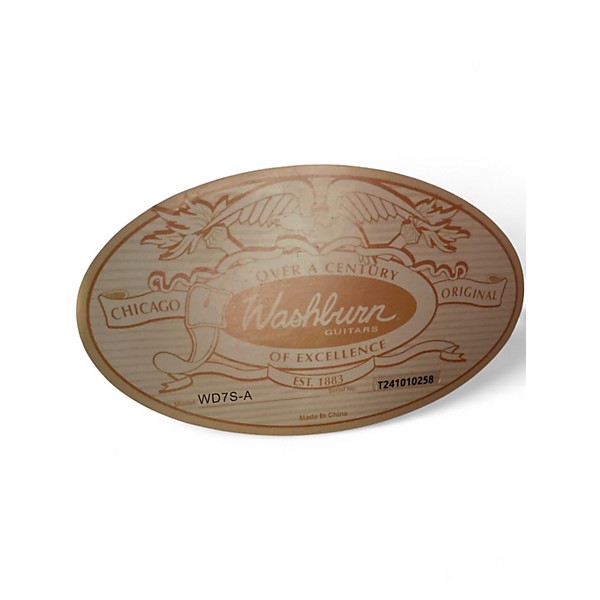 Used 2024 Washburn WD7S Natural Acoustic Guitar