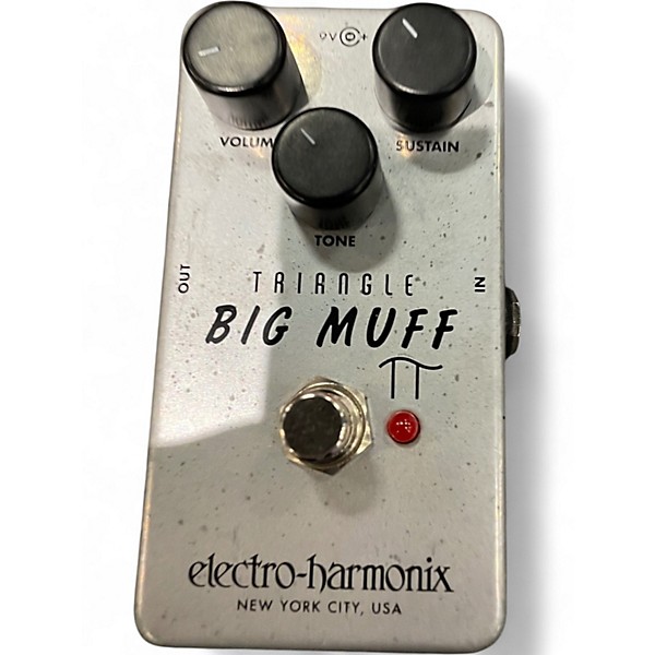 Used Electro-Harmonix Big Muff Triangle Pi Distortion Effect Pedal