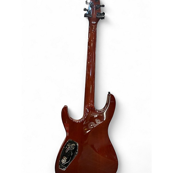 Used Est Ltd H-400 SIGNED BY MAX CAVALERA SUNBURST Solid Body Electric Guitar