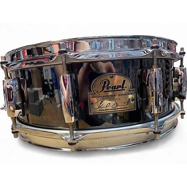 Used Pearl 14X5 Chad Smith Snare Black Drum