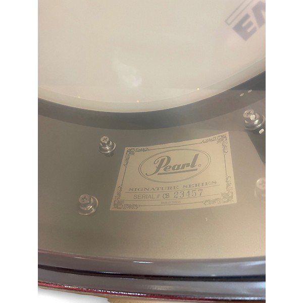 Used Pearl 14X5 Chad Smith Snare Black Drum