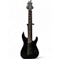 Used Schecter Guitar Research Damien 8 Multi-Scale Black Solid Body Electric Guitar thumbnail