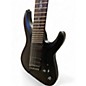 Used Schecter Guitar Research Damien 8 Multi-Scale Black Solid Body Electric Guitar