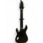 Used Schecter Guitar Research Damien 8 Multi-Scale Black Solid Body Electric Guitar