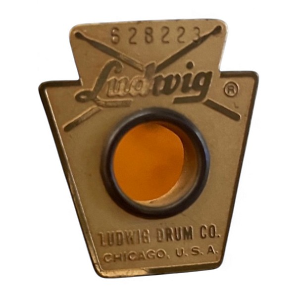 Vintage 1968 Ludwig 3 Piece Downbeat Marine Pearl Drum Kit