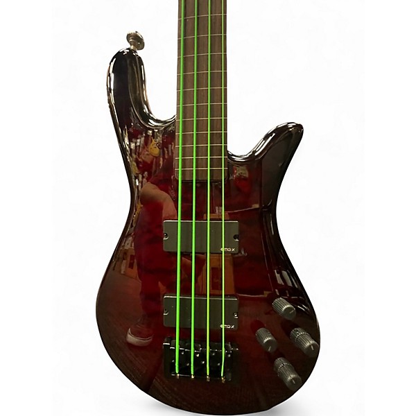 Used Spector Legend 4 Classic Dark Cherry Burst Electric Bass Guitar