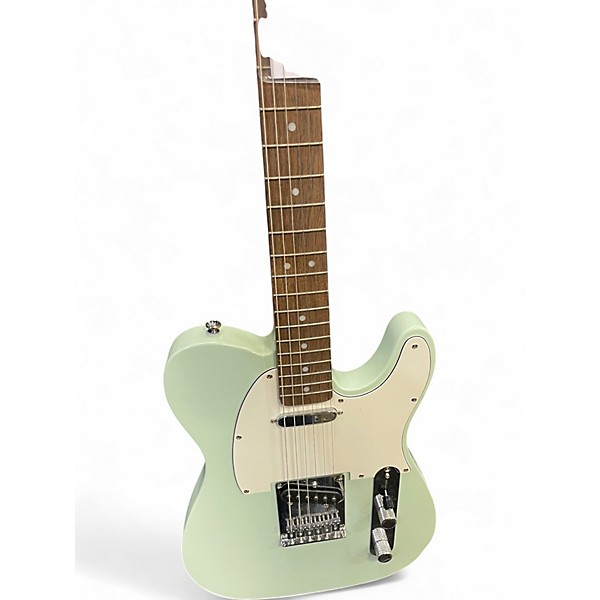 Used Squier Bullet Telecaster Surf Green Solid Body Electric Guitar