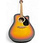 Used Fender FA-25CE 3 Tone Sunburst Acoustic Electric Guitar