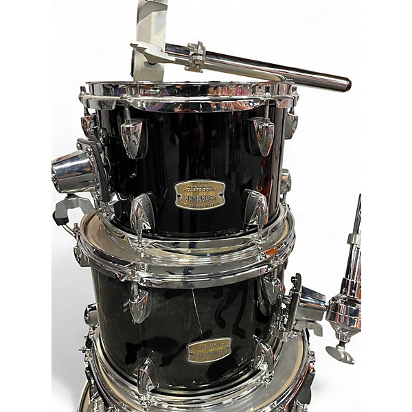 Used Yamaha 5 Piece Stage Custom Black Drum Kit