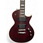 Used Ltd LTD EC401FM Crimson Red Trans Solid Body Electric Guitar
