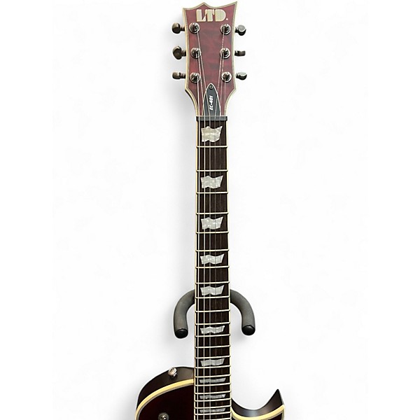 Used Ltd LTD EC401FM Crimson Red Trans Solid Body Electric Guitar