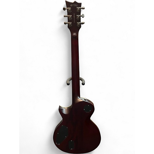 Used Ltd LTD EC401FM Crimson Red Trans Solid Body Electric Guitar