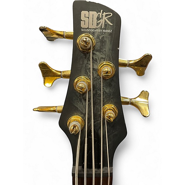 Used 2020s Ibanez SR305EDX SR305 Black ice frozen matte Electric Bass Guitar