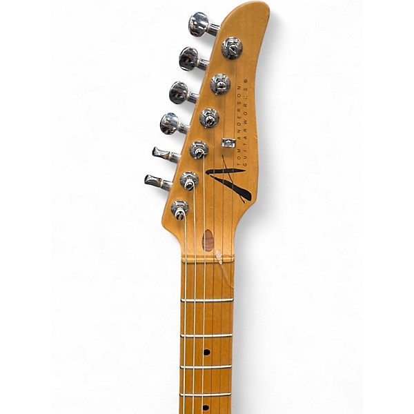 Used Tom Anderson Hollow T Classic Butterscotch Blonde Hollow Body Electric Guitar