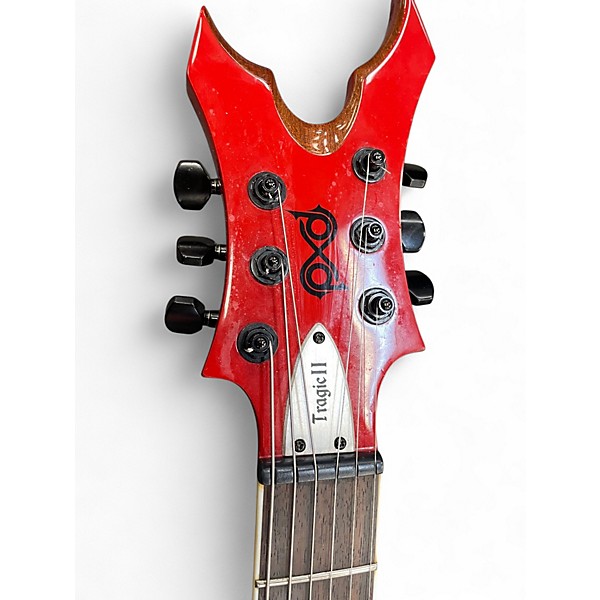 Used Peavey Tragic II Red Solid Body Electric Guitar