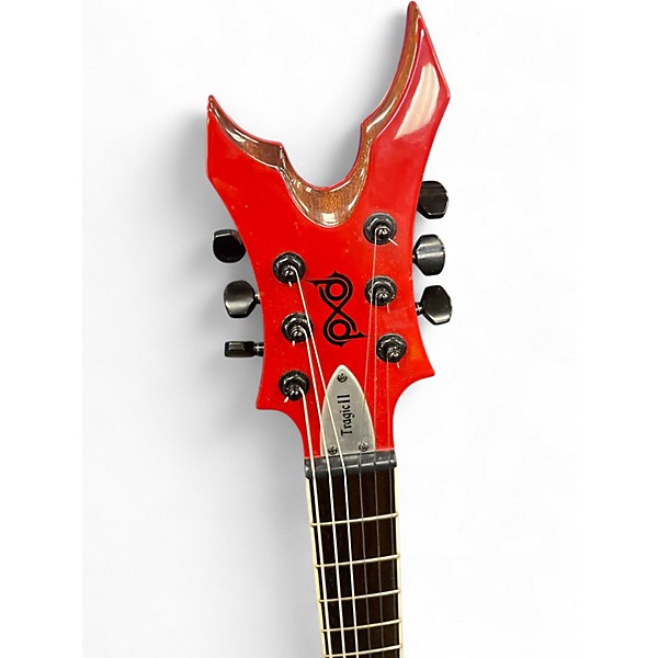 Used Peavey Tragic II Red Solid Body Electric Guitar