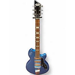 Used 2017 Supro 2030BM Hampton Ocean Blue Metallic Solid Body Electric Guitar
